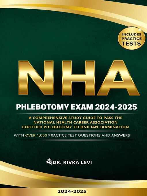 Cover image for NHA Phlebotomy Exam 2025-2026